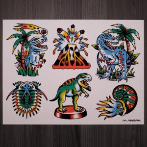 M. Mazak Traditional Tattoo  Flash #13