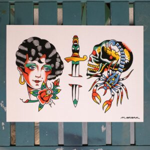 M. Mazak Traditional Tattoo  Flash #11
